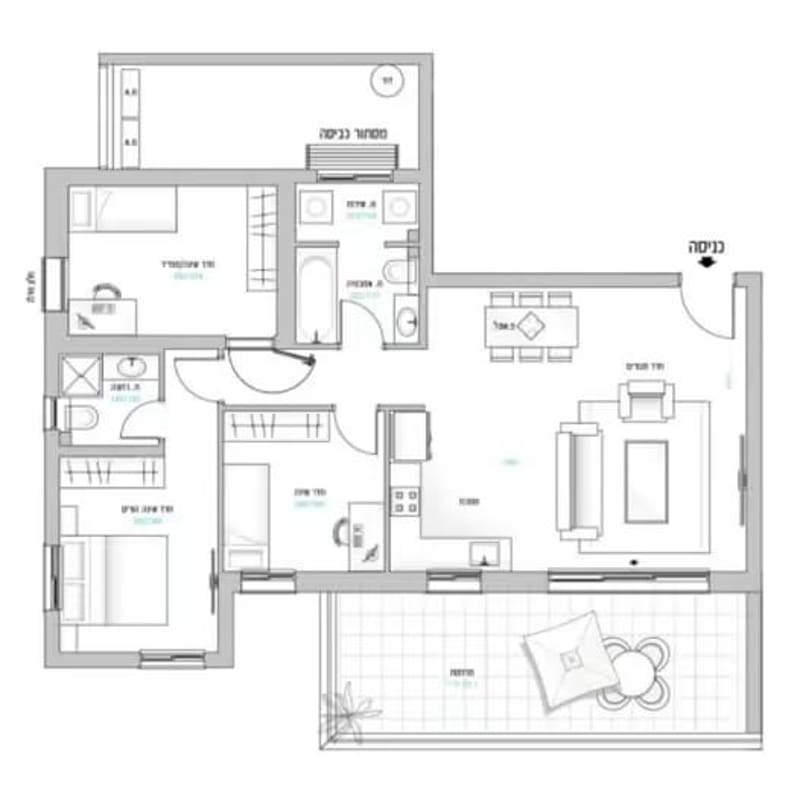 Photo from Facebook – 4 Rooms • ₪6,100, טולוז לוטרק, Givat HaKalaniyot (planned), Kiryat Ata