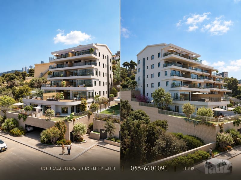 תמונה מיד2 – 4 חדרים • 4,380,000 ₪, ירדנה ארזי 6, גבעת זמר, חיפה