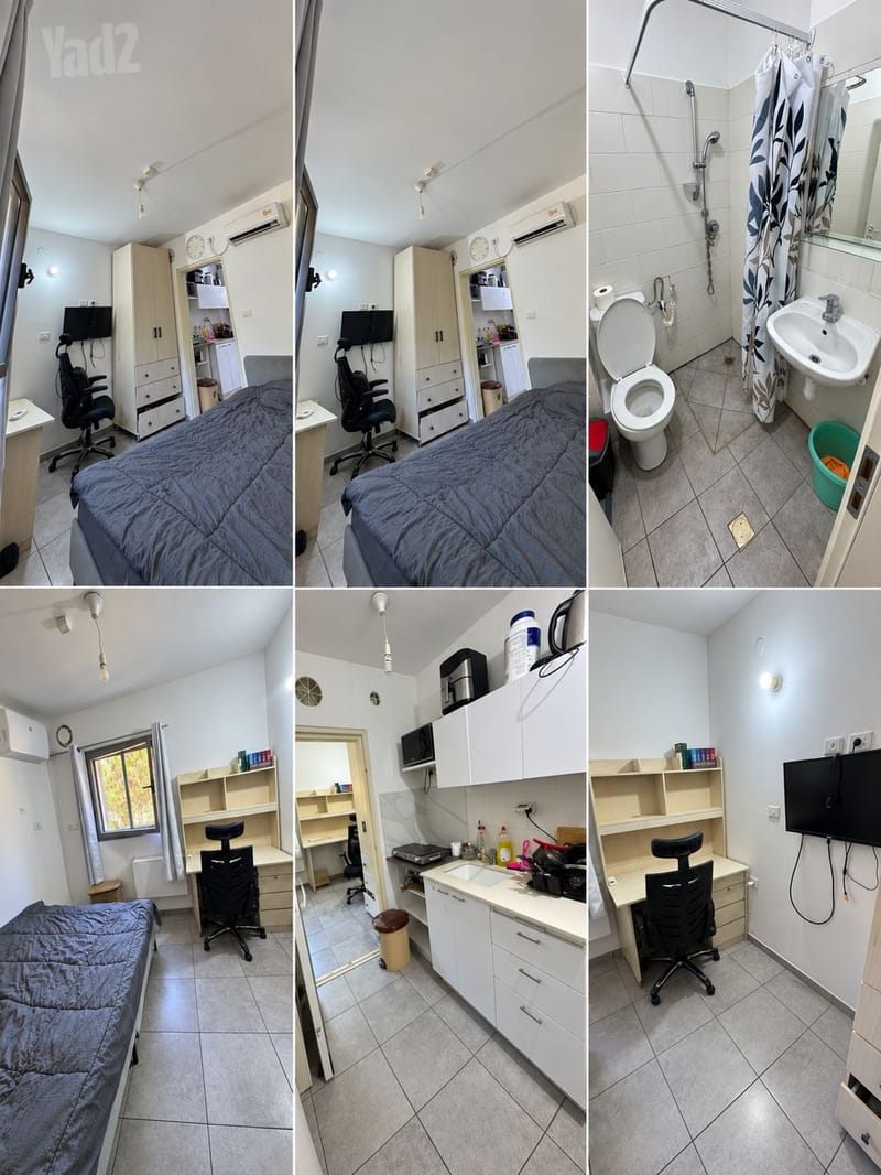 Photo from Yad2 – Studio • ₪2,560, אריה לובה אליאב 5, Ziv, Haifa