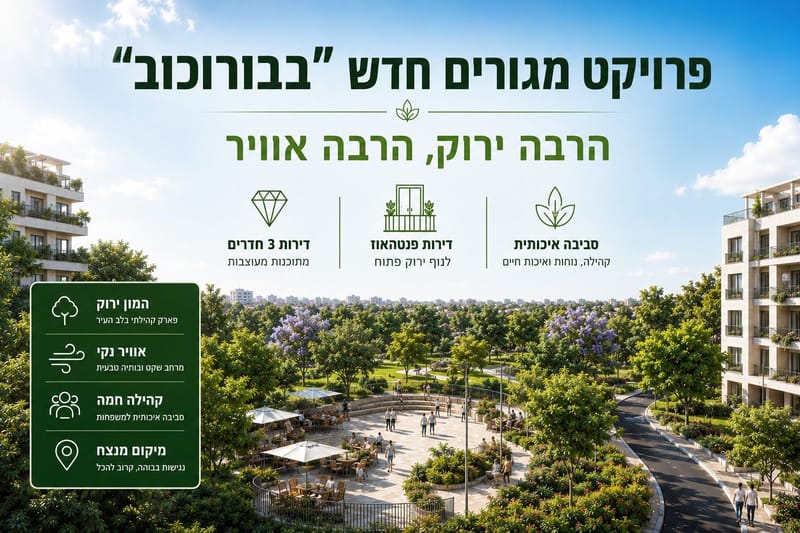 תמונה מיד2 – 4 חדרים • 4,400,000 ₪, בורוכוב, גבעתיים