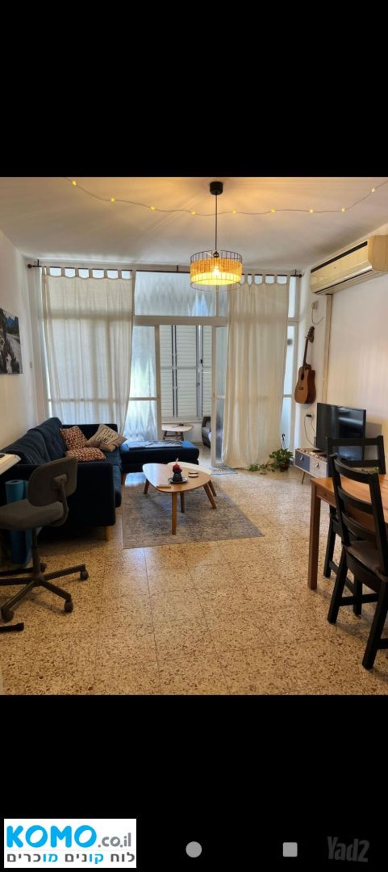 תמונה מקומו – 3 חדרים • 5,500 ₪, גוש עציון 13, יד אליהו, תל אביב (1)