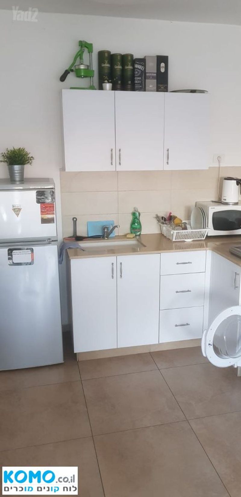 תמונה מקומו – 2 חדרים • 4,700 ₪, עין הקורא 16, נווה שאנן, תל אביב (1)