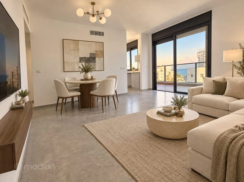 תמונה ממדלן – 4 חדרים • 3,390,000 ₪, חנה סנש 16, הגבול - רוטשליד, בת ים (1)