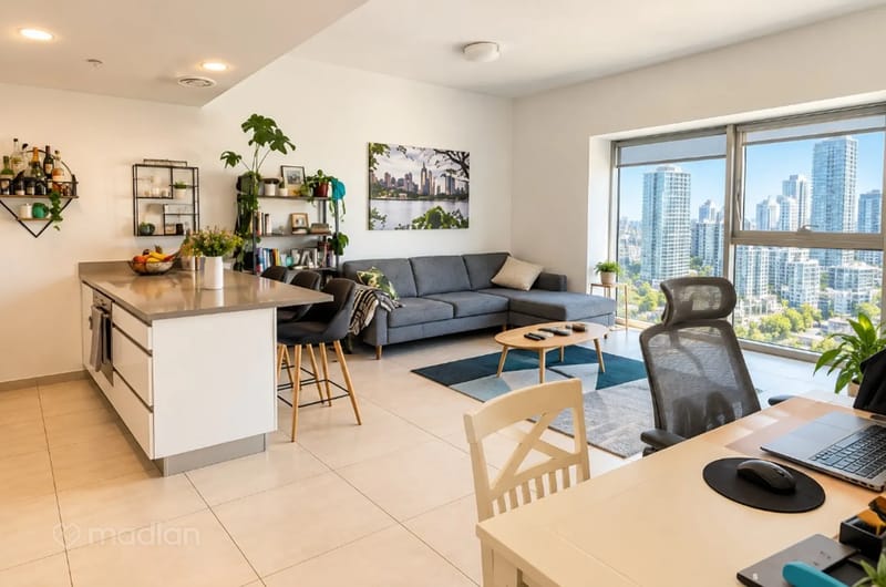 תמונה ממדלן – 2 חדרים • 7,300 ₪, מנחם בגין 150, מונטיפיורי, תל אביב (1)