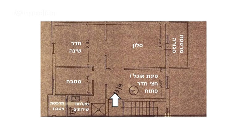 תמונה ממדלן – 3.5 חדרים • 3,990 ₪, בית שערים 6, רסקו ב', חולון (1)