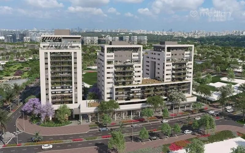 Фото с Madlan – 4.5 Комнаты • 9,400 ₪, האומנים 1, Гадот, Йехуд (1)