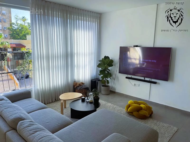 תמונה ממדלן – 3.5 חדרים • 5,500 ₪, אברהם גולדברג 6, 'שכונה א, רחובות (1)