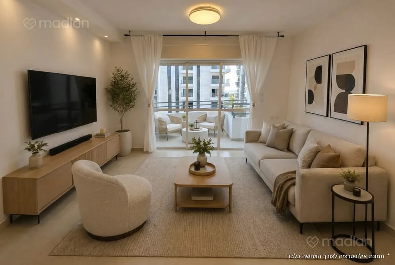 תמונה ממדלן – 4 חדרים • 7,800 ₪, הר הצופים 3, רחובות ההולנדית, רחובות (1)