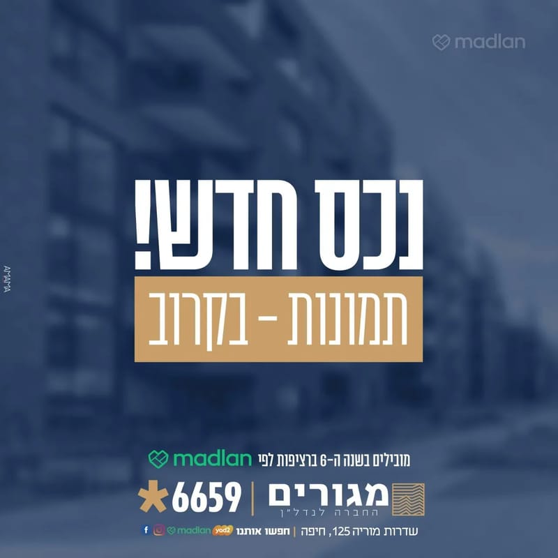 תמונה ממדלן – 5 חדרים • 3,900,000 ₪, גלבוע 42, זיו, חיפה