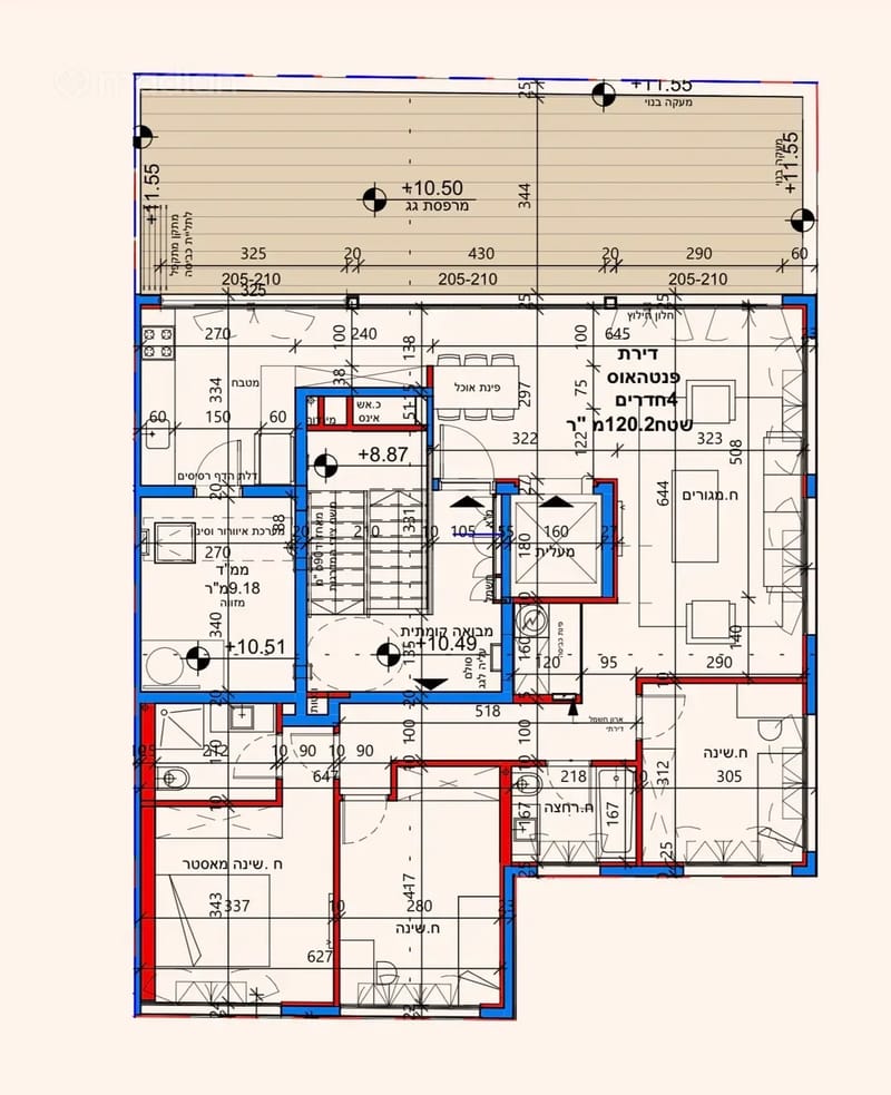 תמונה ממדלן – 4 חדרים • 11,750,000 ₪, יצחק אלחנן 14, נווה צדק, תל אביב