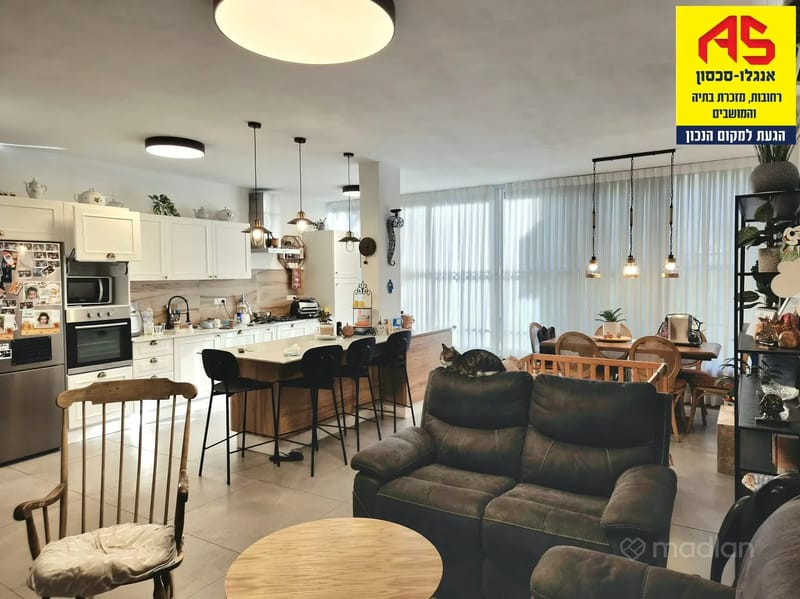 תמונה ממדלן – 3.5 חדרים • 6,500 ₪, מוסקוביץ 11, 'שכונה ב, רחובות (1)