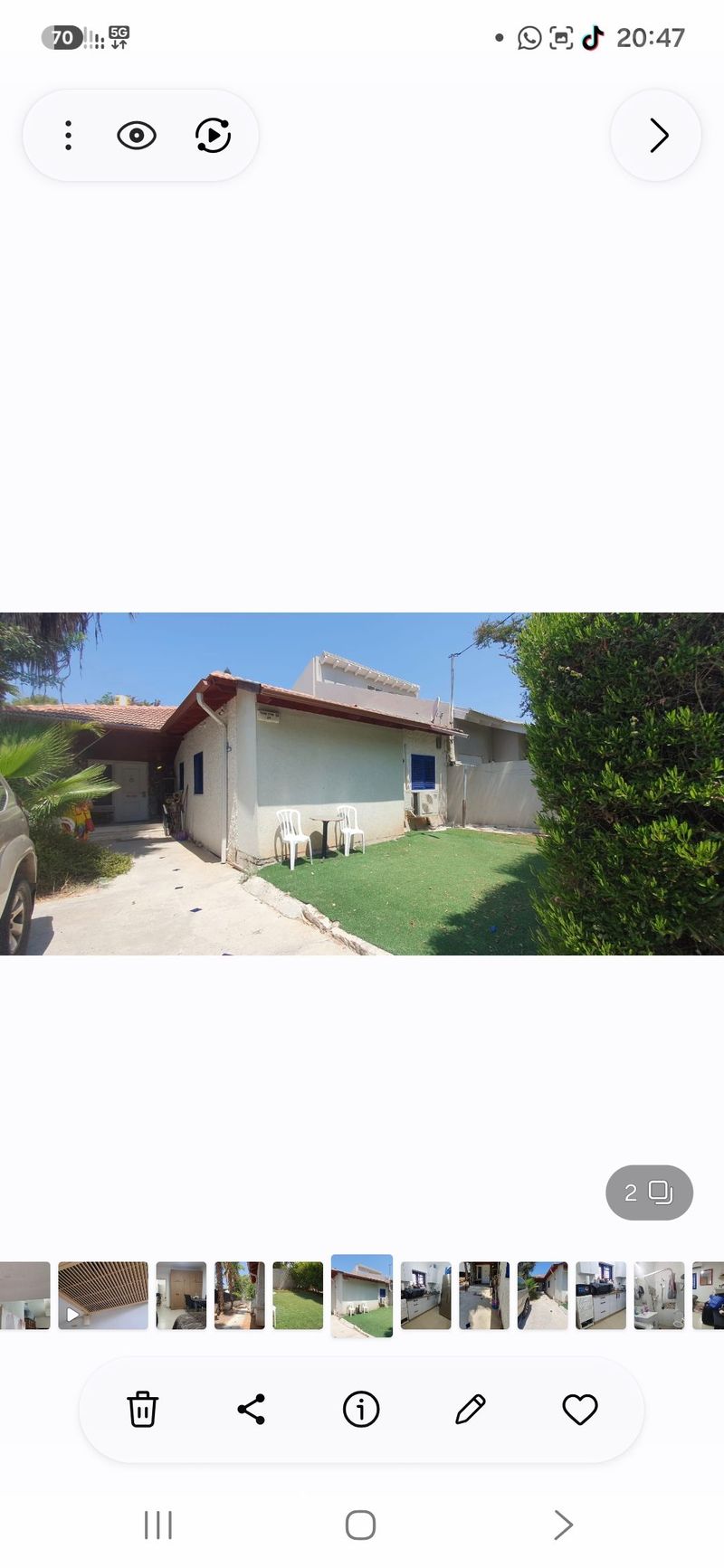 תמונה מיד2 – חדר וחצי • 3,300 ₪, בן ציון פוגל 15, סלע, רחובות (1)
