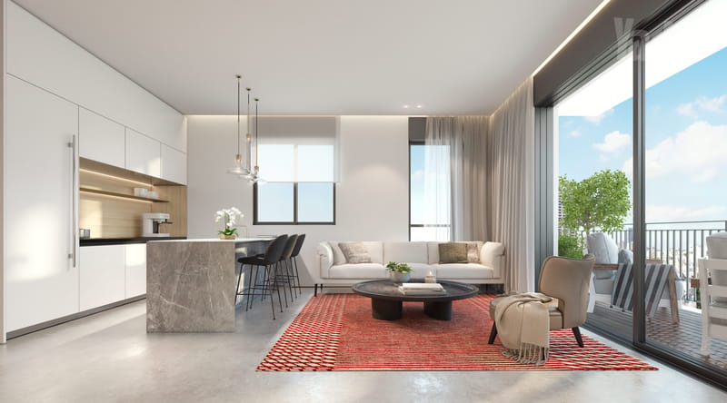 תמונה מיד2 – 4 חדרים • 6,150,000 ₪, בלוך 10, הצפון החדש - החלק הדרומי, תל אביב