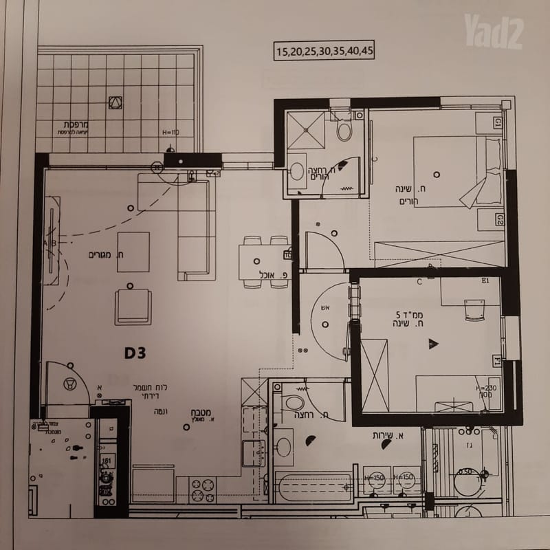 תמונה מיד2 – 3 חדרים • 3,100,000 ₪, הררי 12, נווה יהושע, רמת גן (1)