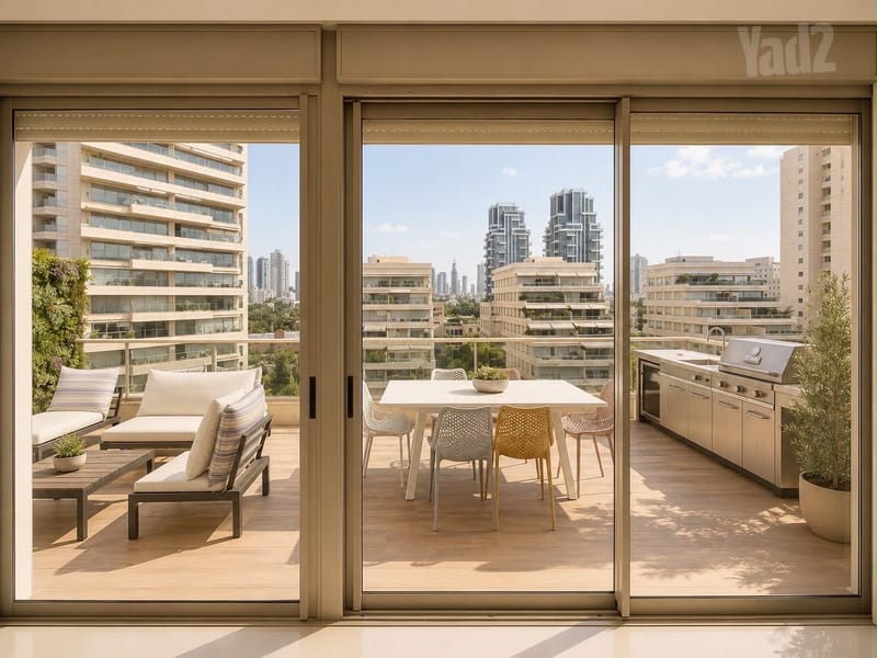 תמונה מיד2 – 5.5 חדרים • 23,000 ₪, ש"י עגנון 38, כוכב הצפון, תל אביב (1)
