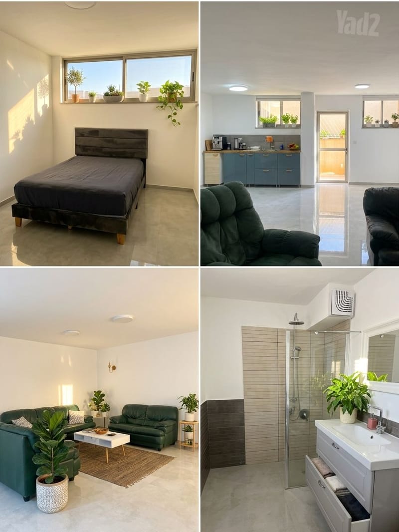 תמונה מיד2 – 2 חדרים • 4,200 ₪, סנונית 40, טירת שלום, נס ציונה