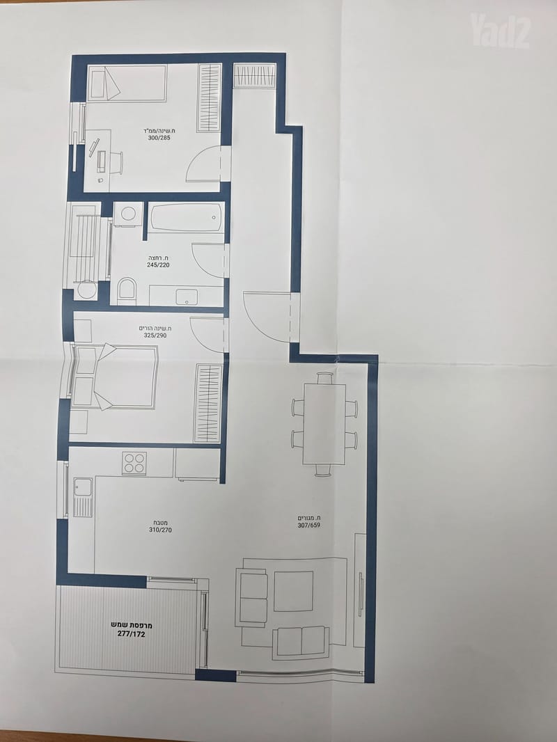 תמונה מיד2 – 3 חדרים • 3,200,000 ₪, חשמונאים, רמת גן